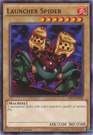 Launcher Spider MIL1 EN030 Common 1st Edition Launcher Spider MIL1 EN030 Common 1st Edition