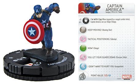 Marvel Heroclix Captain America Civil War Movie 001 Captain America 