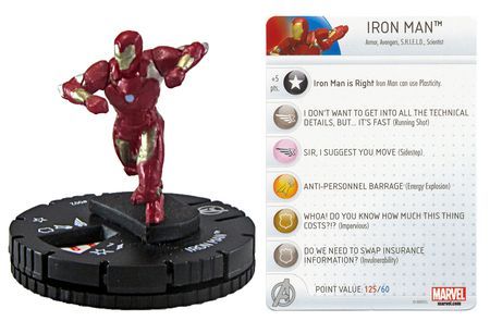 Iron Man 002 Captain America Civil War Movie Gravity Feed Marvel Heroclix Marvel Captain America Civil War Movie Singles Heroclix