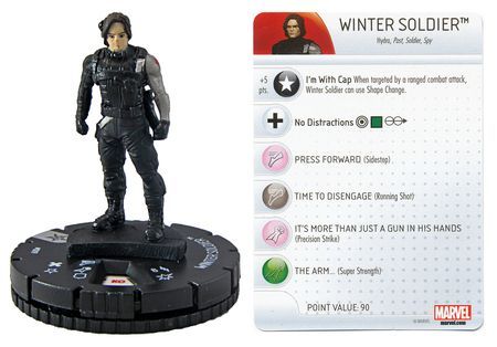 Winter Soldier #009 Captain America: Civil War Movie Gravity Feed Marvel  Heroclix