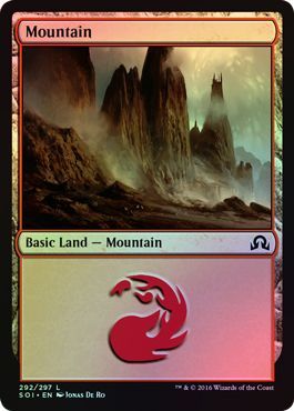 Mountain 292 297 Foil Mountain 292 297 Foil