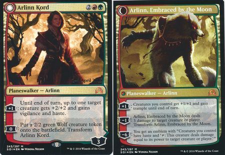 Arlinn Kord 243 Arlinn Embraced by the Moon 243 SOI Prerelease Foil Promo Magic The Gathering Promo Cards Arlinn Kord 243 Arlinn Embraced by the Moon 243 SOI Prerelease Foil Promo Magic The Gathering Promo Cards