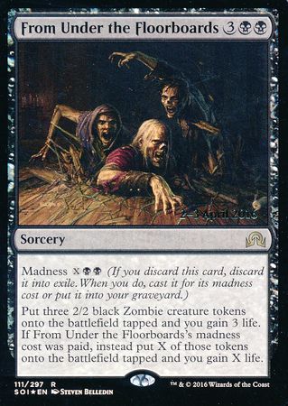 From Under the Floorboards 111 297 SOI Pre Release Foil Promo Magic The Gathering Promo Cards From Under the Floorboards 111 297 SOI Pre Release Foil Promo Magic The Gathering Promo Cards