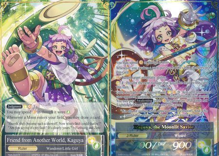 Friend from Another World Kaguya Kaguya the Moonlit Savior TMS 003 J Full Art Rare Friend from Another World Kaguya Kaguya the Moonlit Savior TMS 003 J Full Art Rare