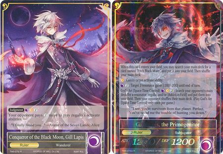 Conqueror of the Black Moon Gill Lapis the Primogenitor TMS 072 J Full Art Rare Conqueror of the Black Moon Gill Lapis the Primogenitor TMS 072 J Full Art Rare