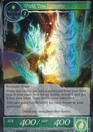 World Tree Protector TMS 067 Rare Foil Force of Will The Moonlit Savior Foil Singles World Tree Protector TMS 067 Rare Foil Force of Will The Moonlit Savior Foil Singles