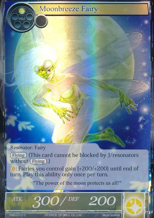 Moonbreeze Fairy TMS 010 Common Foil Force of Will The Moonlit Savior Foil Singles Moonbreeze Fairy TMS 010 Common Foil Force of Will The Moonlit Savior Foil Singles
