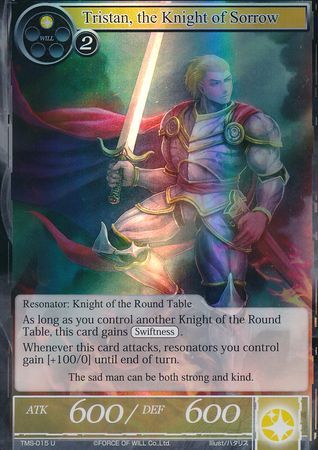 Tristan the Knight of Sorrow TMS 015 Uncommon Foil Force of Will The Moonlit Savior Foil Singles Tristan the Knight of Sorrow TMS 015 Uncommon Foil Force of Will The Moonlit Savior Foil Singles