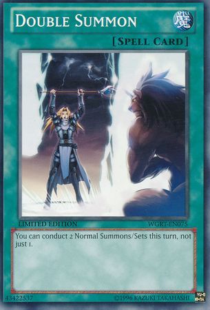 Double Summon WGRT EN075 Common Limited 1st Edition Double Summon WGRT EN075 Common Limited 1st Edition
