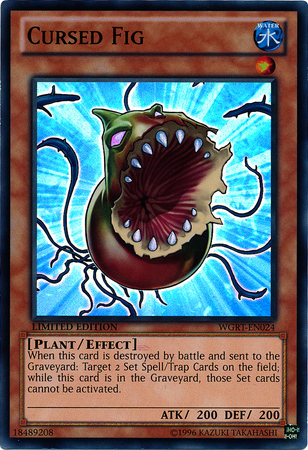 Cursed Fig WGRT EN024 Super Rare Limited 1st Edition Cursed Fig WGRT EN024 Super Rare Limited 1st Edition