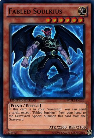 Fabled Soulkius WGRT EN036 Super Rare Limited 1st Edition War of the Giants Reinforcements Fabled Soulkius WGRT EN036 Super Rare Limited 1st Edition War of the Giants Reinforcements