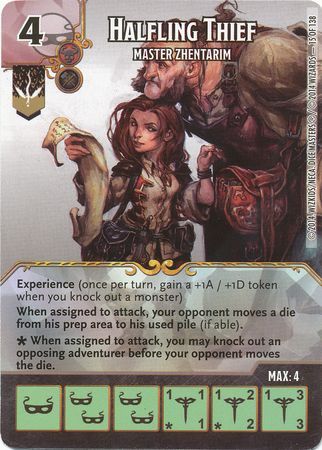 Halfling Thief Master Zhentarim 15 138 Fixed D D Dice Masters Battle for Faerun Starter Set Halfling Thief Master Zhentarim 15 138 Fixed D D Dice Masters Battle for Faerun Starter Set