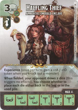 Halfling Thief Apprentice Emerald Enclave 14 138 Fixed D D Dice Masters Battle for Faerun Starter Set Halfling Thief Apprentice Emerald Enclave 14 138 Fixed D D Dice Masters Battle for Faerun Starter Set