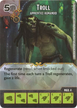 Troll Apprentice Humanoid 20 138 Fixed D D Dice Masters Battle for Faerun Starter Set Troll Apprentice Humanoid 20 138 Fixed D D Dice Masters Battle for Faerun Starter Set
