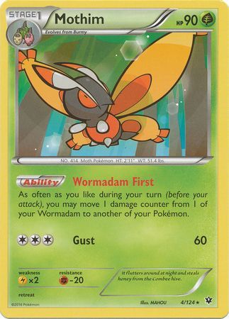 Mothim 4 124 Rare Mothim 4 124 Rare