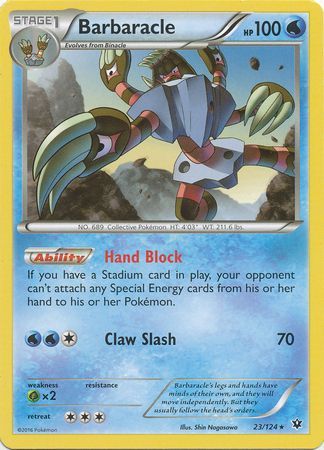 Barbaracle 23 124 Rare XY Fates Collide Singles Barbaracle 23 124 Rare XY Fates Collide Singles