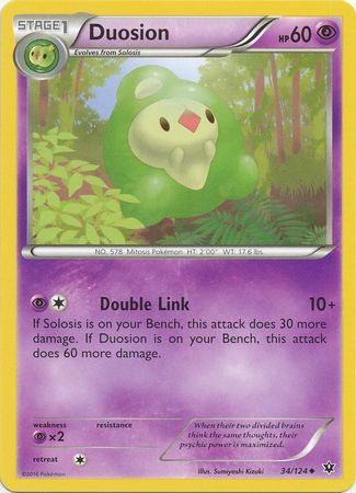 Duosion 34 124 Uncommon XY Fates Collide Singles Duosion 34 124 Uncommon XY Fates Collide Singles