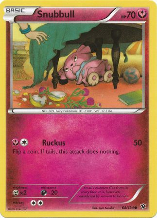 Snubbull 68 124 Common XY Fates Collide Singles Snubbull 68 124 Common XY Fates Collide Singles