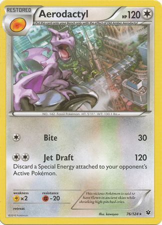 Aerodactyl - Platinum Rising Rivals Pokémon card 55/111