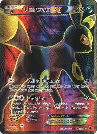 Umbreon EX - 119/124 - Full Art Ultra Rare