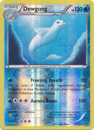 Dewgong 16 124 Uncommon Reverse Holo Dewgong 16 124 Uncommon Reverse Holo