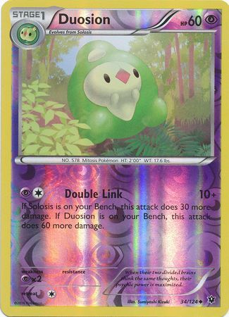 Duosion 34 124 Uncommon Reverse Holo XY Fates Collide Reverse Holo Singles Duosion 34 124 Uncommon Reverse Holo XY Fates Collide Reverse Holo Singles