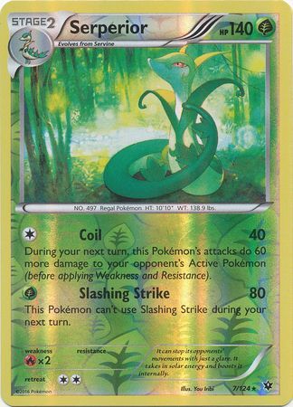 Serperior 7 124 Rare Reverse Holo Serperior 7 124 Rare Reverse Holo