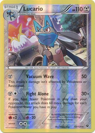 Lucario - XY: Fates Collide Reverse Holo - Pokemon | TrollAndToad