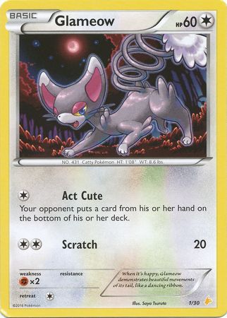 Glameow (XY Trainer Kit (Pikachu Libre) 1/30) – TCG Collector