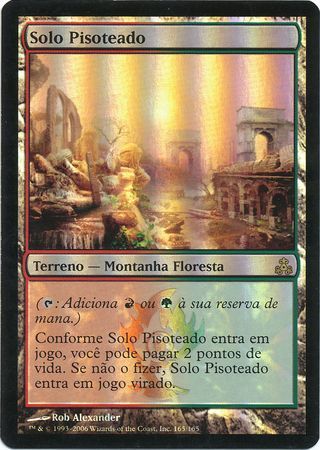 Solo Pisoteado Foil Stomping Ground Portuguese Guildpact Guildpact Portuguese Singles Solo Pisoteado Foil Stomping Ground Portuguese Guildpact Guildpact Portuguese Singles