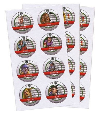 Marvel Fear Itself Bystander Token Sheet of 8 Random Tokens Heroclix Accessories Marvel Fear Itself Bystander Token Sheet of 8 Random Tokens Heroclix Accessories