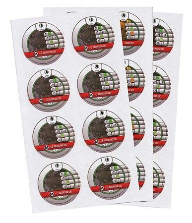 Lord of the Rings Fellowship of the Ring Bystander Token Sheet of 8 Random Tokens Heroclix Accessories Lord of the Rings Fellowship of the Ring Bystander Token Sheet of 8 Random Tokens Heroclix Accessories