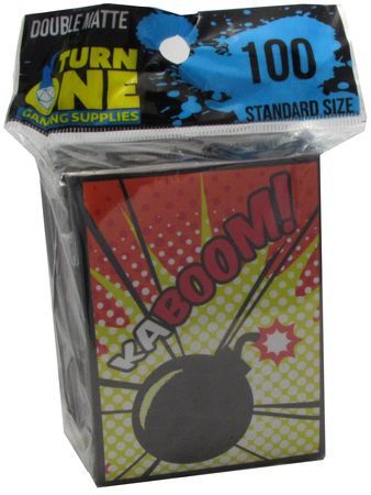 Turn One Kaboom Double Matte 100ct Standard Sized Sleeves Sleeves Turn One Kaboom Double Matte 100ct Standard Sized Sleeves Sleeves