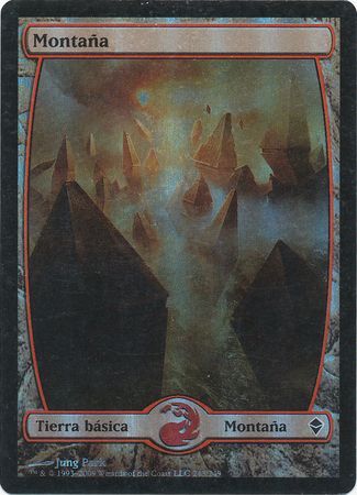 Montana 243 Full Art Foil Mountain Spanish Zendikar Zendikar Spanish Singles Montana 243 Full Art Foil Mountain Spanish Zendikar Zendikar Spanish Singles