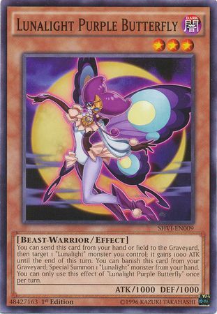 Lunalight Purple Butterfly SHVI EN009 Common 1st Edition Lunalight Purple Butterfly SHVI EN009 Common 1st Edition