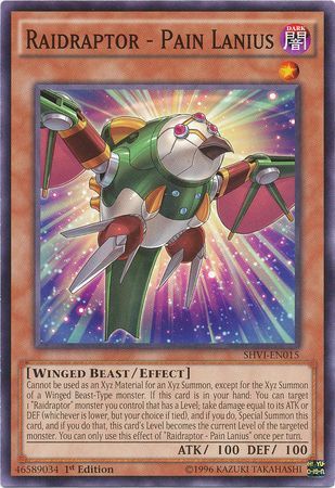 Raidraptor Pain Lanius SHVI EN015 Common 1st Edition Shining Victories 1st Edition Singles Raidraptor Pain Lanius SHVI EN015 Common 1st Edition Shining Victories 1st Edition Singles