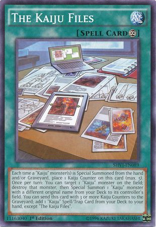 The Kaiju Files SHVI EN089 Common 1st Edition Shining Victories 1st Edition Singles The Kaiju Files SHVI EN089 Common 1st Edition Shining Victories 1st Edition Singles