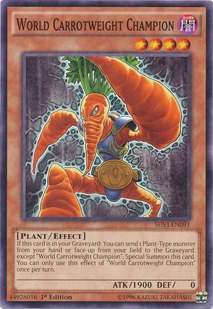 World Carrotweight Champion SHVI EN091 Common 1st Edition World Carrotweight Champion SHVI EN091 Common 1st Edition