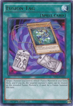 Fusion Tag SHVI EN066 Rare 1st Edition Fusion Tag SHVI EN066 Rare 1st Edition