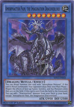 Amorphactor Pain the Imagination Dracoverlord SHVI EN044 Super Rare 1st Edition Shining Victories 1st Edition Singles Amorphactor Pain the Imagination Dracoverlord SHVI EN044 Super Rare 1st Edition Shining Victories 1st Edition Singles