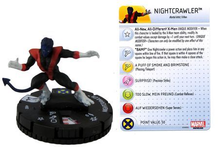 Nightcrawler 002 The Uncanny X Men Marvel Heroclix Nightcrawler 002 The Uncanny X Men Marvel Heroclix