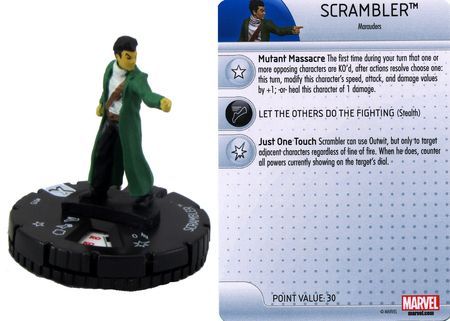 Scrambler 015 The Uncanny X Men Marvel Heroclix Scrambler 015 The Uncanny X Men Marvel Heroclix