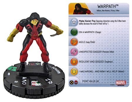 Warpath 019 The Uncanny X Men Marvel Heroclix Marvel The Uncanny X Men Singles Warpath 019 The Uncanny X Men Marvel Heroclix Marvel The Uncanny X Men Singles