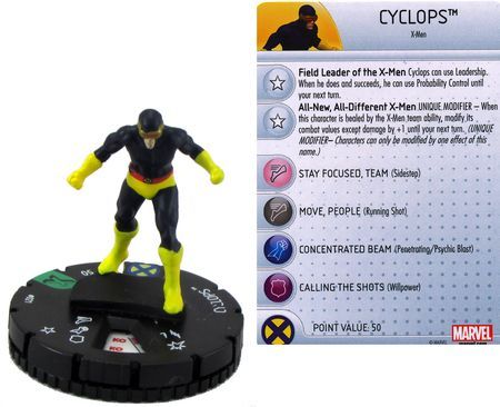 CYCLOPS 021 Uncanny X-Men Marvel HeroClix 