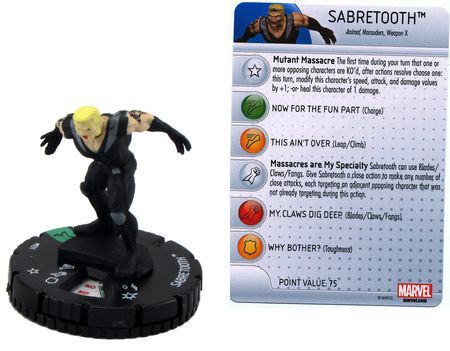 Sabretooth 031 The Uncanny X Men Marvel Heroclix Sabretooth 031 The Uncanny X Men Marvel Heroclix