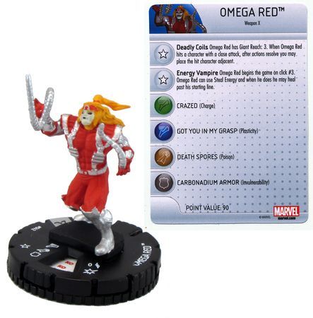 Omega Red 042 The Uncanny X Men Marvel Heroclix Marvel The Uncanny X Men Singles Omega Red 042 The Uncanny X Men Marvel Heroclix Marvel The Uncanny X Men Singles