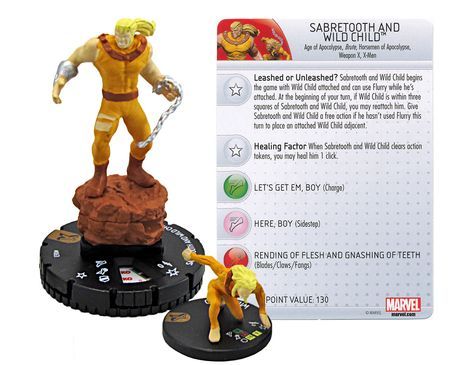 Sabretooth and Wild Child 063 Chase Rare The Uncanny X Men Marvel Heroclix Marvel The Uncanny X Men Singles Sabretooth and Wild Child 063 Chase Rare The Uncanny X Men Marvel Heroclix Marvel The Uncanny X Men Singles