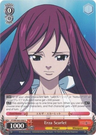 Erza Scarlet FT EN S02 058 Uncommon U Erza Scarlet FT EN S02 058 Uncommon U