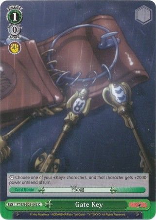 Gate Key FT EN S02 045 Common C Weiss Schwarz Fairy Tail Ver E Booster Set Gate Key FT EN S02 045 Common C Weiss Schwarz Fairy Tail Ver E Booster Set