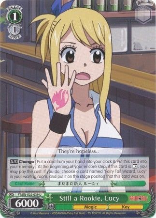 Still a Rookie Lucy FT EN S02 039 Uncommon U Still a Rookie Lucy FT EN S02 039 Uncommon U
